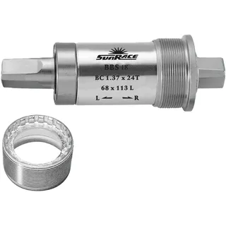 SunRace Innenlager, 4-Kant BBS18, BSA 127 mm