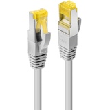 Lindy 47262 RJ45 Netzwerkkabel, Patchkabel CAT 6a (Rohkabel CAT 7) S/FTP PIMF LSOH, Grau mit Rastnasensch