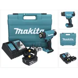Makita DHG 181 RTK Akku Heißluftgebläse 18 V 150 - 550°C + 2x Akku 5,0 Ah + Ladegerät + Koffer