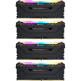 schwarz DIMM Kit 32GB, DDR4-3200, CL16-18-18-36 (CMW32GX4M4C3200C16)