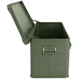 AluBox Aluminium 159 Liter Olivgrün abschließbar
