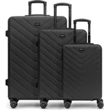 Redolz Essentials 07 Koffer-Set 3-tlg. grau/schwarz