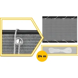 OEM Balkonabdeckung wasserdichte Terrassenmatte Zaungitter 0,8×5 m GoGarden