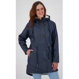 ankerglut "Friesennerz ankerglutliebe WOMEN", Damen, Gr. 36 (S), blau (navy), Obermaterial: 100% Polyurethan; Futter: 100% Polyester, figurumspielend, gerader Abschluss mit Druckknopf, Jacken Regenjacke, auch in Großen Größen erhältlich