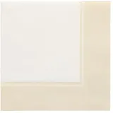 Papstar 50 Servietten "ROYAL Collection" 1/4-Falz 40 cm champagner