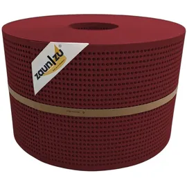 zaunzu® Sichtschutzstreifen 50 m x 19 cm Bordeauxrot PP