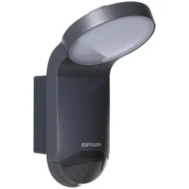 ESYLUX Automatikleuchte Aluminium 1000 lm 180° Bewegungsmelder IP65 anthrazit
