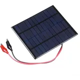 Advokingtap 10W 12V Solarpanel Hocheffiziente 19,5% Umwandlung Polykristalline Siliziumzellen Energiesparender Stromgenerator für Auto, Auto, Motorrad, Boot