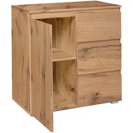 Möbel Boss Kommode 80 x 80 x 40 cm Braun