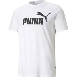 Puma Essential Logo T-Shirt Herren 02 white XL