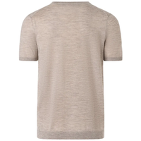 T-Shirt MAERZ MUENCHEN "Maerz Muenchen 402900 T-Shirt Herren Bekleidung", Herren, Gr. 56, beige, 100% Wolle (Merino), Shirts T-Shirt