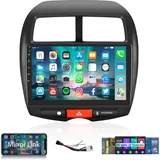 【1+32G】 Hodozzy Android Autoradio für Mitsubishi ASX 1/Citroen C4/Peugeot 4008, Autoradio Bluetooth 10.1 Zoll Touchcreen mit 24 Themen/Navi/WiFi/RDS/Spiegel-Link/SWC/USB Car Stereo