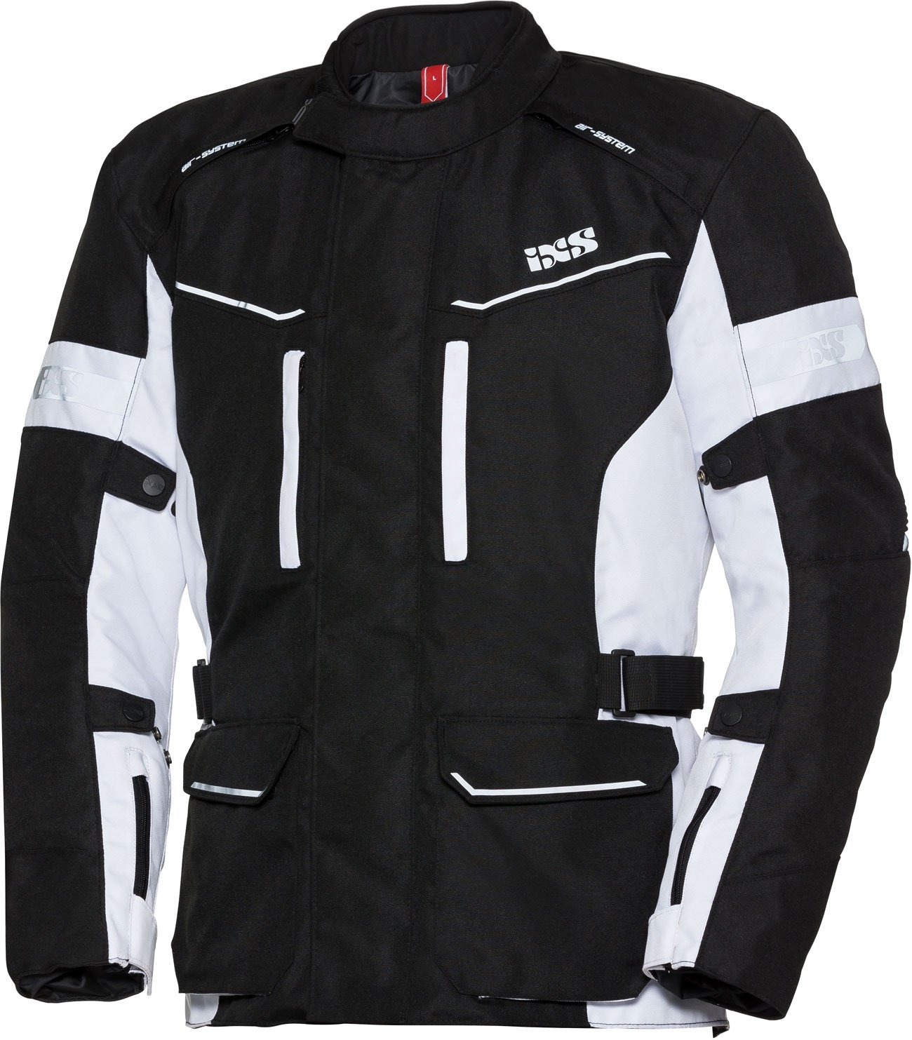 IXS Evans ST, Textiljacke - Schwarz/Weiß - 4XL