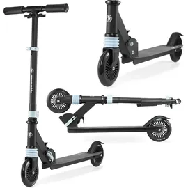 HyperMotion Zweirädriger Roller mit Stoßdämpfer WALLY 4-9 Jahre von HyperMotion, Schwarz-blau - Blau