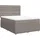vidaXL Boxspringbett 140 x 200 cm Taupe