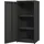 [en.casa] Burlöv Aktenschrank 88 x 40 x 35 cm Schwarz