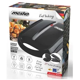 Mesko MS 3041 Nussbäcker für 24 Einheiten - Black