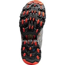 La Sportiva Ultra Raptor II Leather GTX Damen Grey/Cherry Tomato 38
