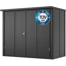 primeyard Geräteschrank 1,56 x 0,84 m Anthrazit