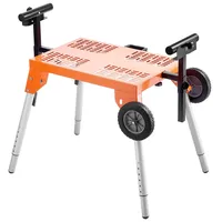Vevor Gehrungssägenständer mit Tischplatte 150 kg Tragkraft, Einstellbar Rollbar