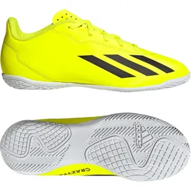adidas X Crazyfast, Club IN Hallen-Fußballschuhe Kinder Fussball-Hallenschuhe tesoye/cblack/ftwwht 37 1⁄3