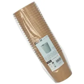 Papstar Suppenbecher Pappe rund 470 ml Ø 9,8 cm 500 St. Braun