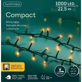 Lumineo Lichterkette LED warmweiß für den Außenbereich Länge 22,5m grün