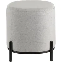 EGLO Hocker Mashike Kunststoff 39 x 41 x 39 cm Grau/Schwarz