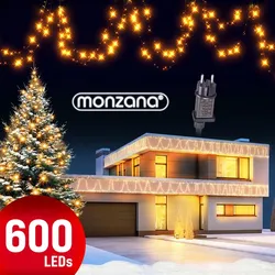 Lichterkette Weihnachten Warmweiß 60m