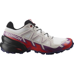 SALOMON SPEEDCROSS 6 W - Da., white/sparklinggrape/fieryred (6 UK)
