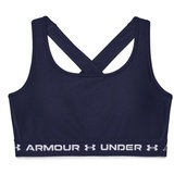 Under Armour Crossback Sport-bh Mittlerer Halt - Midnight Navy / Midnight Navy / White - XS