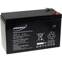 Powery Bleiakku UP9-12 Ersatz für FIAMM Typ FG20722 12V