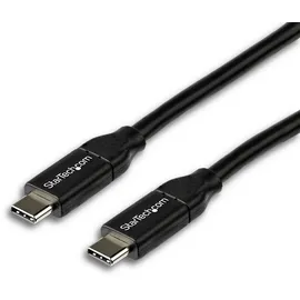 Startech StarTech.com USB-C auf USB-C Kabel mit 5A Power Delivery - St/St - 2m - USB 2.0 - USB-IF zertifiziert - USB Typ C Kabel (USB2C5C2M)