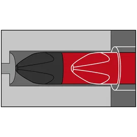 Wiha Bit-Schraubendreher slimVario electric Stubby 4-tlg. PH2 gelb/rot