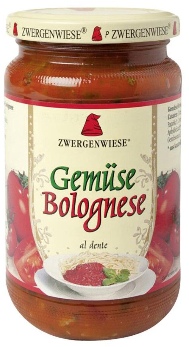 Zwergenwiese Gemüse Bolognese glutenfrei 340 g