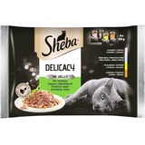Sheba Delicacy Katzennassfutter in Gelee, für adulte Katzen