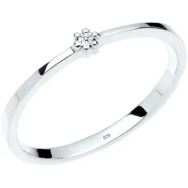 Diamore Elli DIAMONDS Ring Damen Verlobungsring mit Diamant in 925 Sterling Silber