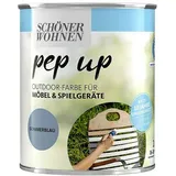 Schöner Wohnen Pep Up Outdoor Farbe sommerblau 1 l für Möbel Spielgeräte