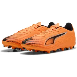 Puma Ultra 6 Play MG Herren heat fire/puma black/glowing red 39