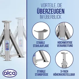 Alca alca® Unterstellbock 2er-Set, 2t