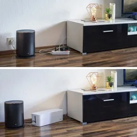 Hama Kabelbox Maxi 40 x 15,6 x 13 cm 1-tlg. weiß