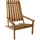 HC Garten & Freizeit Adirondack Liegestuhl aus Akazie inkl. Kissenauflage