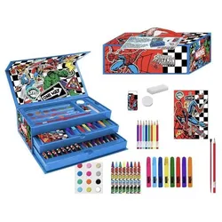 Aktivitätsbox zum Ausmalen The Avengers Blau