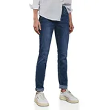 STREET ONE Damen A378402 Jeans im Casual Fit, Dark Blue Wash, / 30L