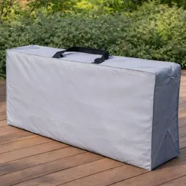 Julido Gartenstuhl Auflagentasche 130 x 32 x 50 cm Grau