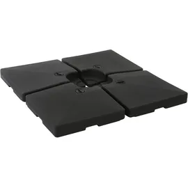 Mendler Gastronomie-Ampelschirm HWC-A96 Ø 400 cm bordeaux Alu inkl. Ständer