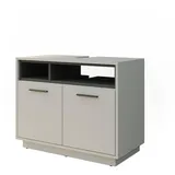 Vicco Waschbeckenunterschrank Beatrice Grau ¦ Maße cm