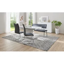 Hela 4er Set Hela Freischwinger Flora Lederoptik Beige
