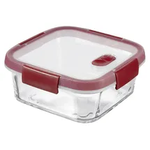 KETER Frischhaltedose quadratisch Rot/Transparent 0,7 l