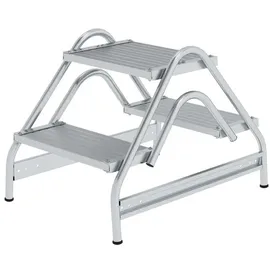 Günzburger Aluminium-Arbeitspodest 2 x 2 Stufen (50059)